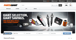 Desktop Screenshot of partsgiant.com